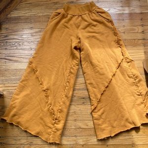 Mustard Yellow Flair Sweatpants Sz XS
